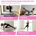 thumbnail image 4 of Resistance Bands with Cuffs, Ankle Bands for Working Out, Home Fitness Equipment for Legs and Glutes, Exercise Bands for Butt Lift Women, Achieve Stronger and Firmer Lower Body, 4 of 11