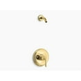 thumbnail image 1 of Kohler K-TLS396-4-PB Devonshire Rite-Temp Shower Valve Trim with Lever Handle & Less Showerhead, Vibrant Polished Brass, 1 of 1