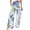 Blue 1, variant on kaondbfi Womens Pants Wide Leg High Waisted Adjustable Trousers with Pockets Casual Lightweight Summer Casual Pants for Women
