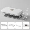 thumbnail image 1 of fsxdhpcsgfc Silicone Stacking Rings Freezer Ice Storage with Tray With Lid Large Capacity Silicone Ice Maker For Ice And Cubes, 1 of 7