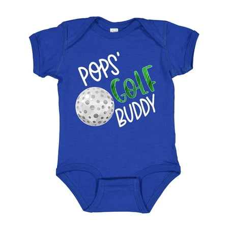 

Inktastic Pops Golf Buddy with Golf Ball Gift Baby Boy or Baby Girl Bodysuit