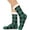 Green Black, variant on Womens Slipper Socks Fuzzy Fluffy Cabin Cozy Winter Thick Warm Comfy Fleece Soft Grips Christmas Socks