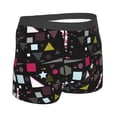 thumbnail image 2 of KLL Colorful Geometry Men's Cotton Boxer Briefs Underwear-Medium, 2 of 8