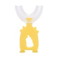 thumbnail image 1 of DPTALR Brosse à Dents de Nettoyage Manuelle pour Enfants en Silicone à Poils Souples en Forme de U pour Gorgée, 1 of 1