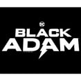thumbnail image 2 of Men's Black Adam White Logo  Graphic Tee Black 3X Large, 2 of 5