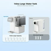 Countertop Reverse Osmosis Water Purifier with 6-Stage RO Filtration, Mineralization, and Smart Display Hydrofast B100 Ro Water Filter System