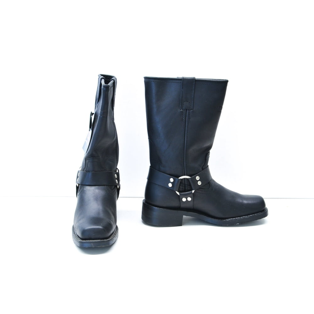 black harness boot