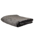 thumbnail image 3 of Charcoal Gray Contemporary Solid Plush Throw Blanket 50" x 60", 3 of 3