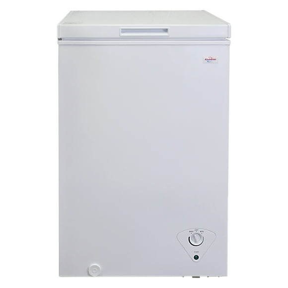 Koolatron Compact Chest Freezer 3.5 cu ft (99L) White, Manual Defrost