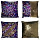 thumbnail image 1 of Funda de almohada de lentejuelas de sirena reversible ABPHQTO con patrones pequeños púrpuras y coloridos 40x40 cm, 1 of 2
