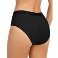 thumbnail image 2 of Calvin Klein SOFT WHITE Rainbow Logo High Waist Bikini Swim Bottoms, US Small, 2 of 2