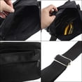 thumbnail image 4 of Bolsa de herramientas de lona, ​​bolso de hombro, Kit de herramientas, bolsillos gruesos de colección, bolsa de electricista, bolsa de herramientas con múltiples compartimentos, color negro, 4 of 5