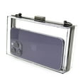 thumbnail image 5 of Premium Transparent Clear Acrylic Hard Box Clutch Bag Evening Shoulder Handbag, 5 of 5