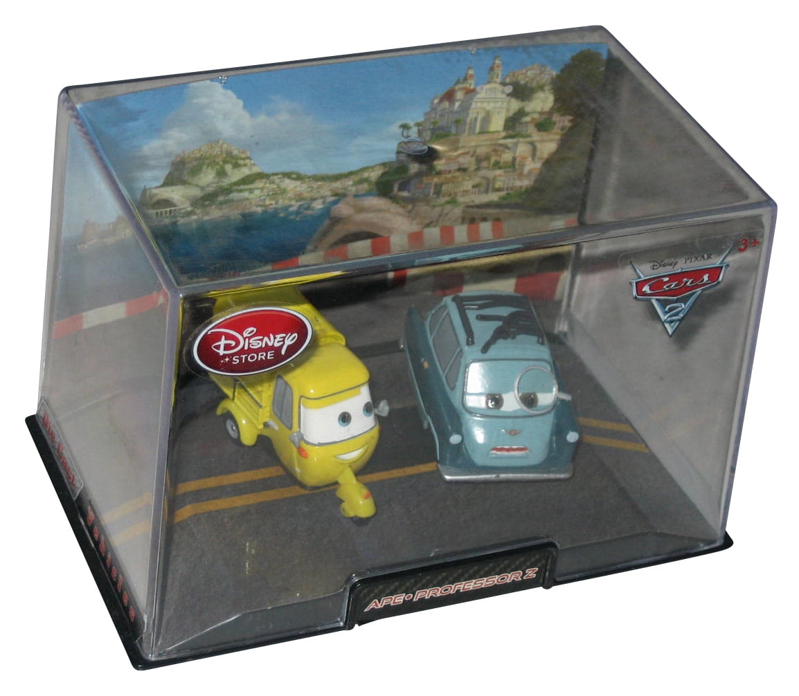 Disney Cars 2 Movie Ape & Professor Z DieCast 143 Scale Toy Car Set