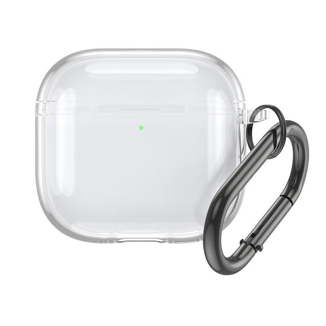 Étui de Protection Transparent en TPU pour AirPods 4 avec Couverture Complète et Découpes Précises