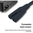 thumbnail image 3 of 6 Ft 6 Feet 2 Prong Polarized Power Cord for ARRIS CABLE MODEM SBG6782 SBG7580 SBG6900 SVG2482AC, 3 of 4