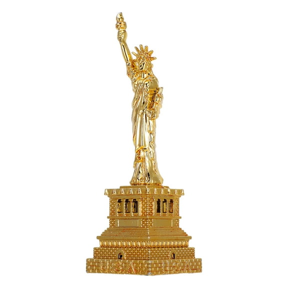 ELAYARD Statue of Liberty Figurine Metal Sculpture Decorative Alloy for Home Decor 1Set