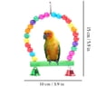 thumbnail image 6 of CHBORLESS Bird Parakeet Toy for Swing Hanging Standing Chewing Hammock Bell Toy,6 Pack (Set1), 6 of 7
