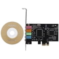 thumbnail image 4 of 5.1 Internal Sound Card for Windows 10 with Low Profile Bracket, 3D Stereo PCI-E, CMI8738 Chip 32/64, 4 of 5