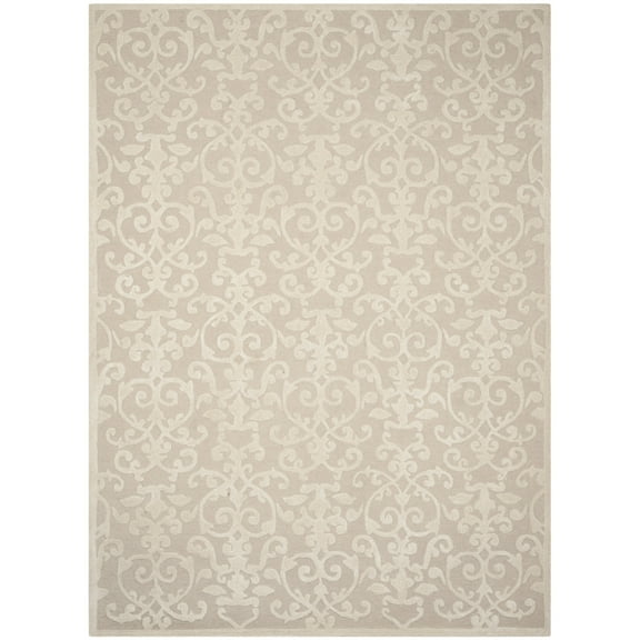 SAFAVIEH Glamour Jarred Floral Area Rug, Sand/Beige, 9' x 12'