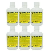 32oz Concentrated ACS Lab Grade Best for Gold Refining -Nitric Acid 69.9% ( Pack of 6)