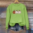 thumbnail image 7 of VKOYWKM Women's Halloween Graphic Sweatshirt Spooky Season Print Pullover Top Cute Crewneck Sweatshirt Oversized Long Sleeve Fall Sweatshirts, 7 of 7