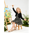 thumbnail image 5 of Lanbubble Girls 2 Piece Dress Set Sleeveless Bubble Dress with Cardigan & Side Pockets for Party Daily Wear Size 5-12Y, 5 of 9