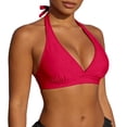 thumbnail image 2 of EliteGoogv Swimsuit Top For Women Halter Neck Push Up Bikini Top Bathing Suit Summer Beach Pool Vacation Swimwear RD1, 2 of 8