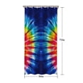 thumbnail image 5 of Colorful Tie Dye Symmetric Pattern Shower Curtain 36"x72" ,Bathroom Decorative Shower Curtains Set with 12 Hooks,Modern Waterproof Washable Shower Curtain, 5 of 6