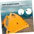 thumbnail image 2 of 20 Pcs Tent Bungee Cord Tents for Camping Heavy Duty Bungee Cords Spring Ties Bungee Cord with Ends Elastic Rope Cord Adjustable Bungee Straps Black Bungee Cord Linoleum, 2 of 5