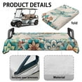thumbnail image 5 of HUIACONG Flower Dragonfly Golf Cart Covers Seat Non-Slip Easy to Clean Two-Person Golf Cart Seat Covers Comfortable Portable Golfs Car Interior Decoration Compatible with EZGO Club Cars, 5 of 7
