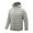 09Gray, variant on Men's Puffer Jackets Hooded Full Zip Water-Resistant Down Coat Fashion Solid Lightweight Quilted Lined Warm Winter Jacket