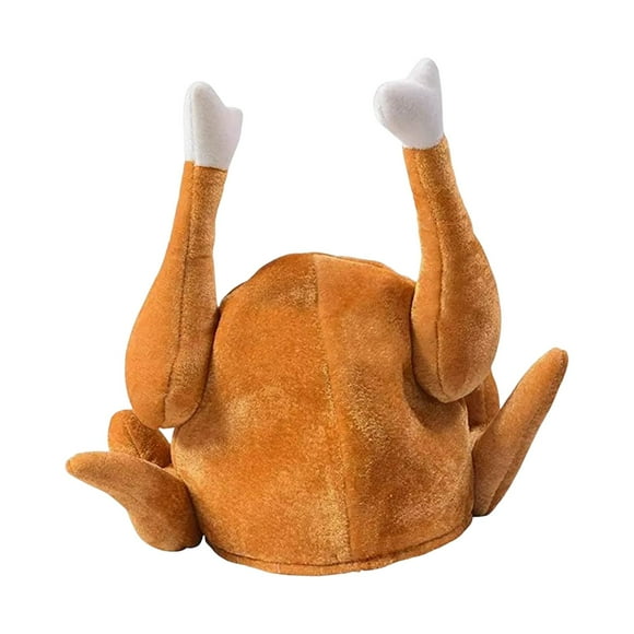 Sombrero de pavo asado Pollo para el Día de Acción de Gracias Gorra festiva Niños adultos