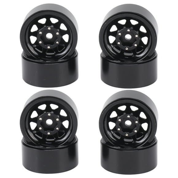 ATV Beadlock Wheels,4Pcs Beadlock Wheels 1in Beadlock Deep Groove Wheels Beadlock Wheels Finely Tuned Performance