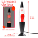 thumbnail image 2 of Lampara DE Buro ILUMINACION LUZ VIC Lava Roja, 2 of 3