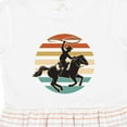 thumbnail image 4 of Inktastic Rodeo Team Roping Cowboy Girls Toddler Dress, 4 of 5