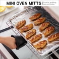 thumbnail image 5 of COOK WITH COLOR Silicone Oven Mitts and Pot Holderss Set with Soft Quilted Lining, Black, 6-Piece, 5 of 9