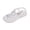 White, variant on Fiaer Women's Floral Thong Sandals Flower Elastic Back Strap Summer Beach Flat Shoes Wedding Party Dressy Footwear White 9