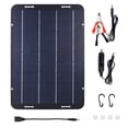 thumbnail image 1 of 10W 18V Solar Battery Charger Maintainer, Portable Waterproof Solar Panel Charging Kit for RV Camper Tractor Boat, 1 of 8