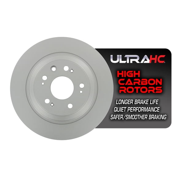 UltraHC Coated High Carbon Brake Rotor, Rear UR007615, Acura TL 2014-2009