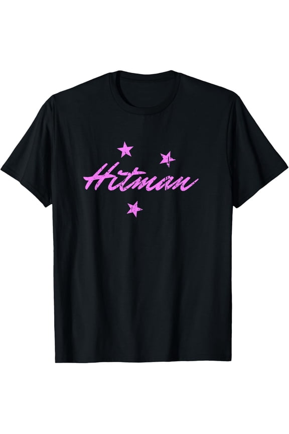 Hitman 90's Wrestling Fanatic Nostalgia Hart Vintage Graphic T-Shirt