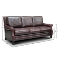 thumbnail image 2 of GTR Leather Adriana 100% Top Grain  Traditional Sofa, 2 of 7