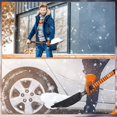 thumbnail image 4 of 42'' Ice Scraper and Extendable Snow Brush for Car Windshield with with Foam Grip and 360° Pivoting Brush Head Snow Scraper,Snow Pushing Plate, Pivoting Snow Broom, 4 of 5