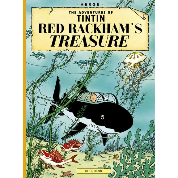 Adventures of Tintin: Original Classic Red Rackham's Treasure, (Paperback)