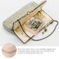 thumbnail image 3 of FCXZI Fantasy Art Jewelry Box PU Leather Necklace Ring Earring Case Pink, 3 of 5