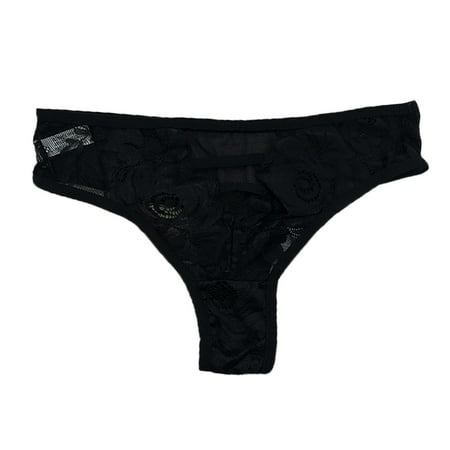 

Sngxgn Lace Panties For Women Women s Seamless Brief Panty Black One Size