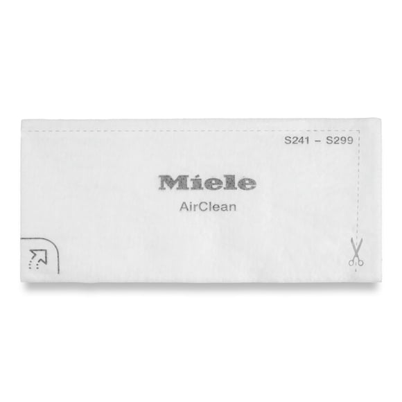 Miele Original SF-SAC 20/30 AirClean Filter for Miele Complete C1/C3, Compact C1/C2, Classic C1 and Dynamic U1 Vacuum Cleaners, Pack of 3
