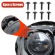 thumbnail image 4 of 1 Par 7 Pulgadas Redondo Soporte Anillo Faro Soporte Biseles Cubierta, 4 of 8