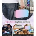 thumbnail image 3 of MoKo Carrying Case for Nintendo Switch 2, Protective Hard Shell Carry Case 10 Cartridges with Pockets for Switch 2, Blue Pink, 3 of 9