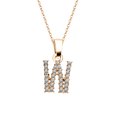 thumbnail image 1 of Collar del alfabeto de las mujeres Cadena de clavícula femenina Collar de oro colgante Wmkox8yi  sjalhkljlk6258, 1 of 1